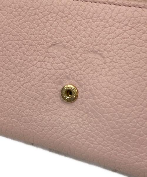 LOUIS VUITTON（ルイ ヴィトン）LOUIS VUITTON (ルイ ヴィトン) 財布/2つ折り財布/ポリフォイユカプシーヌコンパクト ピンクの古着・服飾アイテム