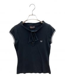 FRED PERRY×AMY WINEHOUSE（フレッドペリー×アイミー・ワインハウス）の古着「半袖カットソー」｜ブラック