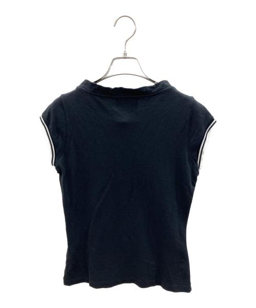 FRED PERRY（フレッドペリー）FRED PERRY (フレッドペリー) AMY WINEHOUSE (アイミー・ワインハウス) 半袖カットソー ブラック サイズ:USA/6の古着・服飾アイテム