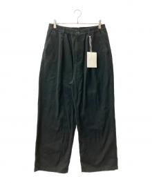 ANCELLM（アンセルム）の古着「ワイドパンツ」｜ブラック
