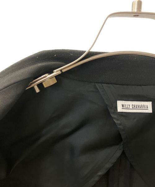 WILLY CHAVARRIA（ウィリーチャバリア）WILLY CHAVARRIA (ウィリーチャバリア) C.E.L.STORE (セルストア) テーラードジャケット ブラック サイズ:Ｍの古着・服飾アイテム