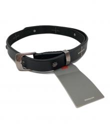 DELUXE（デラックス）の古着「レザーベルト」｜ブラック