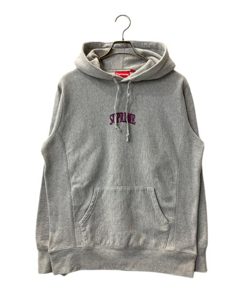 SUPREME（シュプリーム）SUPREME (シュプリーム) 17SS Glitter Arc Hooded Sweatshirt / プルオーバーパーカー グレー サイズ:Ｍの古着・服飾アイテム