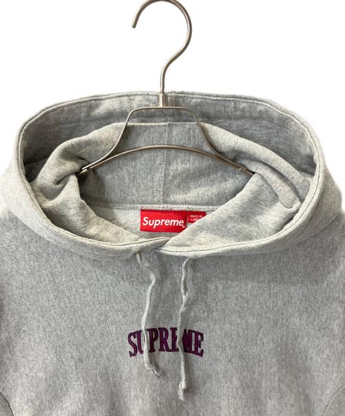 SUPREME（シュプリーム）SUPREME (シュプリーム) 17SS Glitter Arc Hooded Sweatshirt / プルオーバーパーカー グレー サイズ:Ｍの古着・服飾アイテム