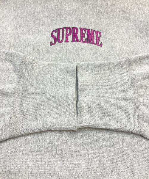 SUPREME（シュプリーム）SUPREME (シュプリーム) 17SS Glitter Arc Hooded Sweatshirt / プルオーバーパーカー グレー サイズ:Ｍの古着・服飾アイテム