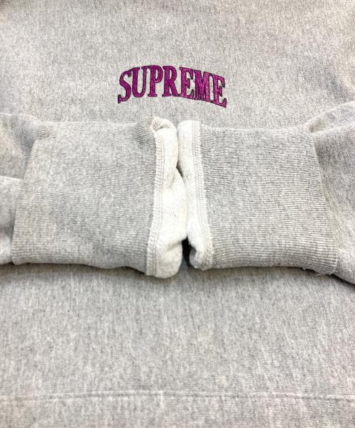 SUPREME（シュプリーム）SUPREME (シュプリーム) 17SS Glitter Arc Hooded Sweatshirt / プルオーバーパーカー グレー サイズ:Ｍの古着・服飾アイテム