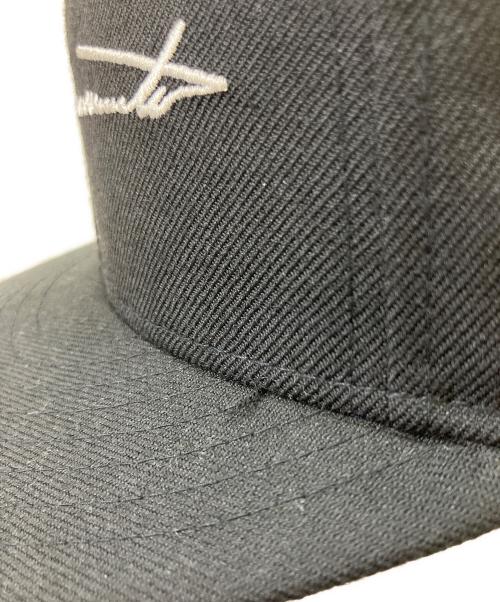 YOHJI YAMAMOTO（ヨウジヤマモト）YOHJI YAMAMOTO (ヨウジヤマモト) New Era (ニューエラ) キャップ ブラック サイズ:7 1/4　57.7cmの古着・服飾アイテム