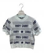 MARY QUANTマリークヮント）の古着「薄手ニット」｜スカイブルー