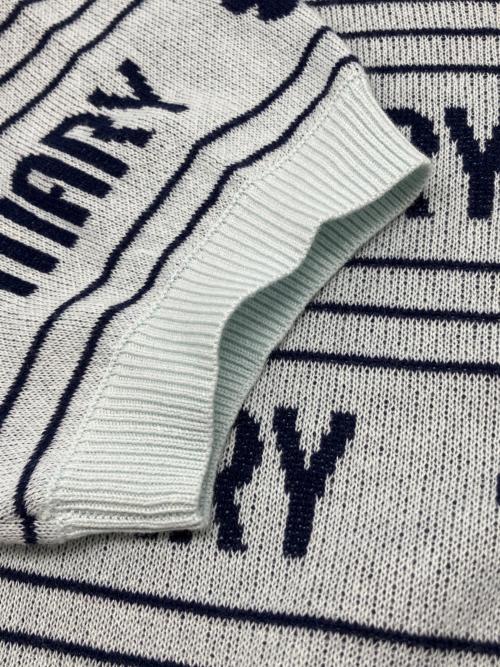 MARY QUANT（マリークヮント）MARY QUANT (マリークヮント) 薄手ニット スカイブルー サイズ:Ｍ 未使用品の古着・服飾アイテム