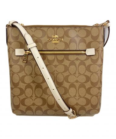 【新品未使用】COACH ハンドバッグ/ショルダーバッグ シグネチャー ブラウン 中古・古着通販】COACH (コーチ) ショルダーバッグ/シグネチャー
