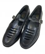 G.H.BASSジーエイチバス）の古着「Tストラップローファー」｜ブラック