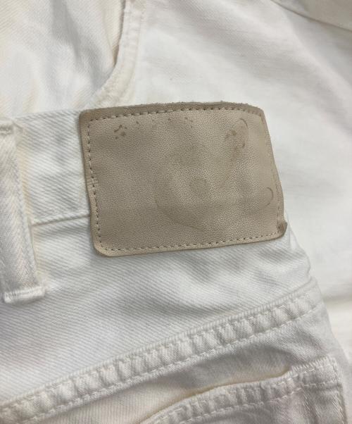 45R（フォーティファイブ・アール）45R (フォーティファイブ・アール) デニムパンツ ホワイト サイズ:Ｗ28の古着・服飾アイテム