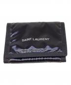Saint Laurent Parisサンローランパリ）の古着「3つ折り財布　ヌックス」｜ブラック