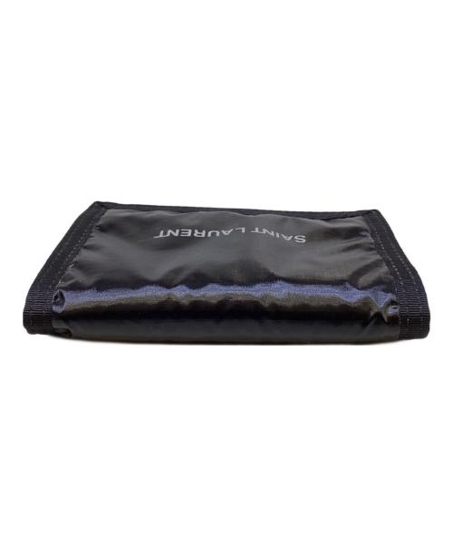 Saint Laurent Paris（サンローランパリ）Saint Laurent Paris (サンローランパリ) 3つ折り財布　ヌックス ブラックの古着・服飾アイテム