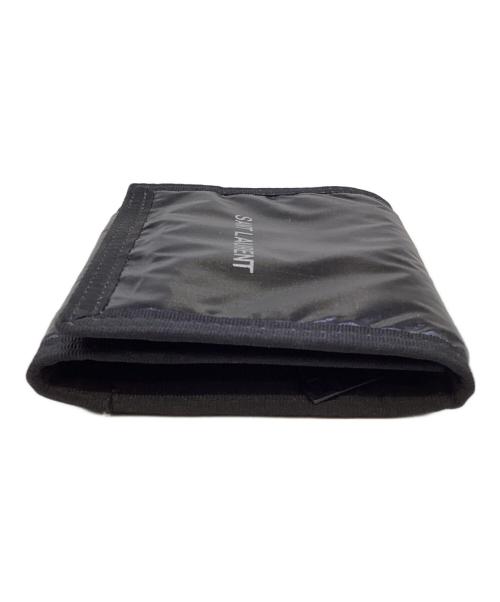 Saint Laurent Paris（サンローランパリ）Saint Laurent Paris (サンローランパリ) 3つ折り財布　ヌックス ブラックの古着・服飾アイテム