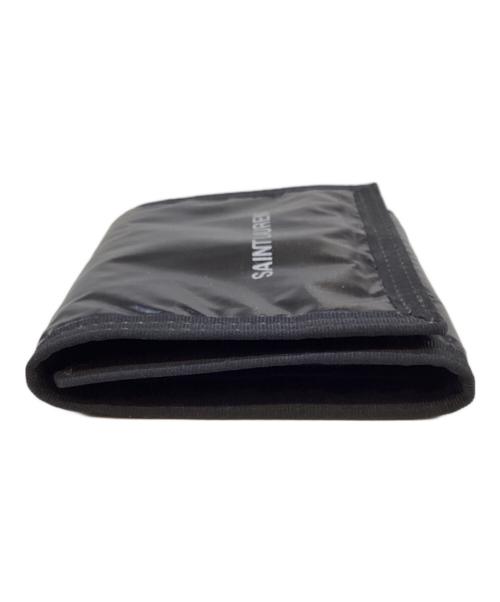 Saint Laurent Paris（サンローランパリ）Saint Laurent Paris (サンローランパリ) 3つ折り財布　ヌックス ブラックの古着・服飾アイテム