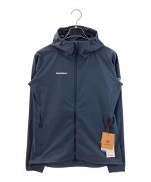 MAMMUT（マムート）の古着「グラナイト ソフトシェル フーデッド ジャケット」｜ネイビー