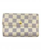 LOUIS VUITTONルイ ヴィトン）の古着「ポルトフォイユ・アレクサンドラ/2つ折り財布」｜ホワイト