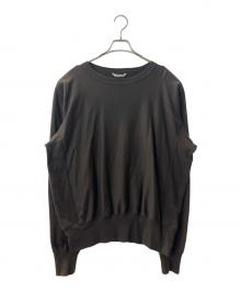 AURALEE（オーラリー）の古着「クルーネックスウェット」｜ブラウン