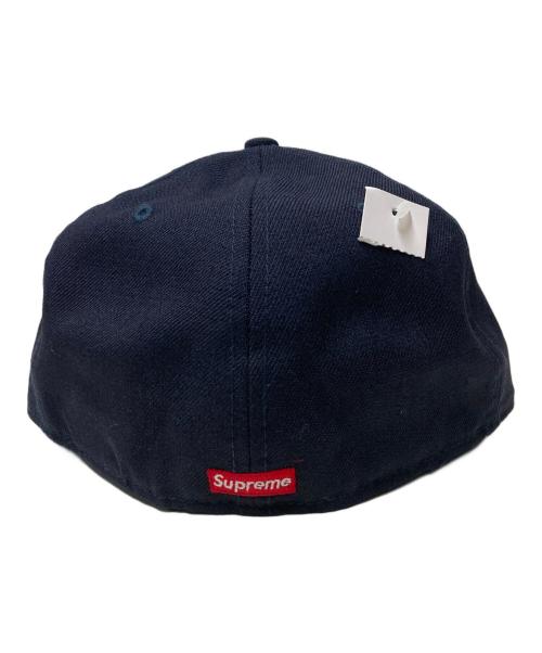 SUPREME（シュプリーム）SUPREME (シュプリーム) New Era (ニューエラ) 18FW Classic Script Cap ネイビー サイズ:7 1/4の古着・服飾アイテム