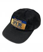 SUPREMEシュプリーム）の古着「25SS License plate 6-panel cap」｜ブラック