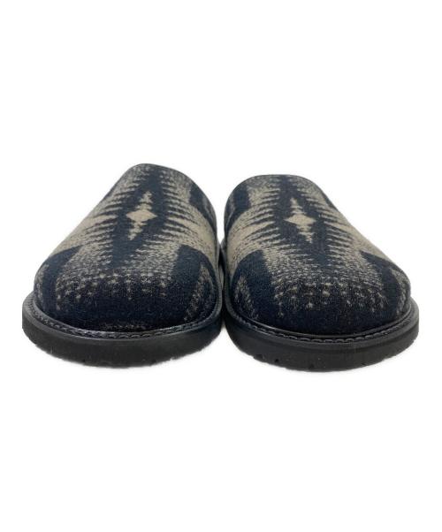 HENDER SCHEME（エンダースキーマ）HENDER SCHEME (エンダースキーマ) PENDLETON (ペンドルトン) レザーサンダル ブラック サイズ:4の古着・服飾アイテム