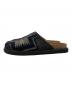HENDER SCHEME (エンダースキーマ) PENDLETON (ペンドルトン) レザーサンダル ブラック サイズ:4：16000円