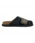 中古・古着 HENDER SCHEME (エンダースキーマ) PENDLETON (ペンドルトン) レザーサンダル ブラック サイズ:4：16000円