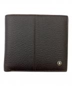 MONTBLANCモンブラン）の古着「2つ折り財布」｜ダークブラウン