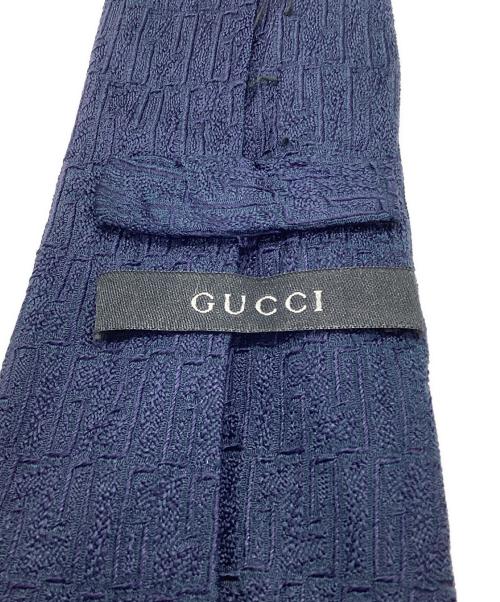 GUCCI（グッチ）GUCCI (グッチ) ネクタイ ネイビー サイズ:　の古着・服飾アイテム