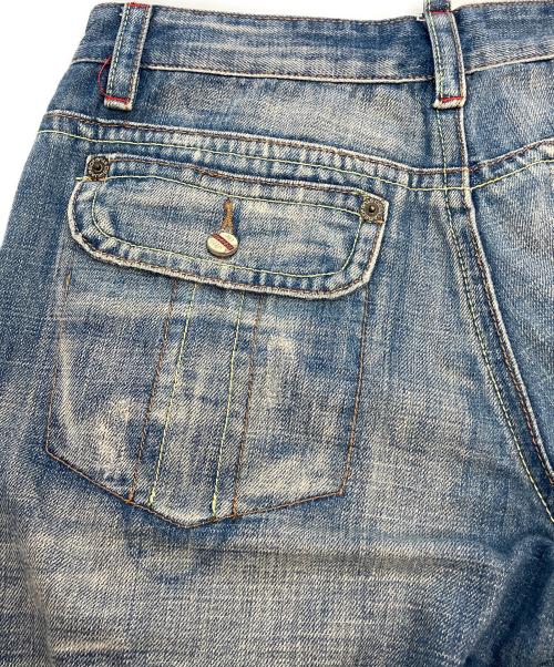 DSQUARED2（ディースクエアード）DSQUARED2 (ディースクエアード) デニムハーフパンツ インディゴ サイズ:48の古着・服飾アイテム