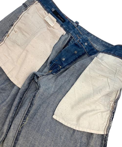 DSQUARED2（ディースクエアード）DSQUARED2 (ディースクエアード) デニムハーフパンツ インディゴ サイズ:48の古着・服飾アイテム