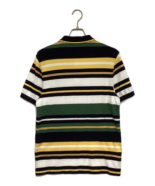 FRED PERRY（フレッドペリー）FRED PERRY (フレッドペリー) ポロシャツ イエロー×グリーン サイズ:Mの古着・服飾アイテム