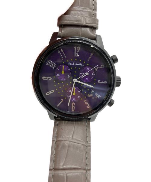 PAUL SMITH（ポールスミス）PAUL SMITH (ポールスミス) リストウォッチ パープルの古着・服飾アイテム