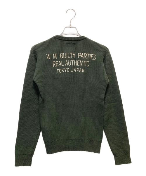 WACKO MARIA（ワコマリア）WACKO MARIA (ワコマリア) 薄手ニット ブラウン サイズ:Lの古着・服飾アイテム