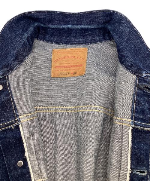 WAREHOUSE（ウエアハウス）WAREHOUSE (ウエアハウス) 1ST TYPE トラッカージャケット ブルー サイズ:W38の古着・服飾アイテム