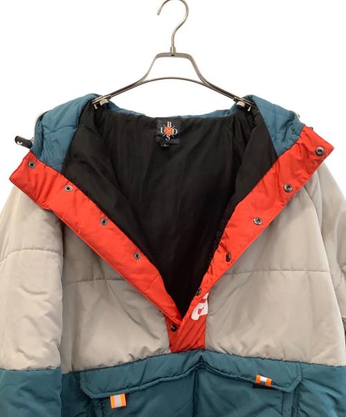 BUDS（バッズ）BUDS (バッズ) 中綿ジャケット グレー×グリーン サイズ:Lの古着・服飾アイテム
