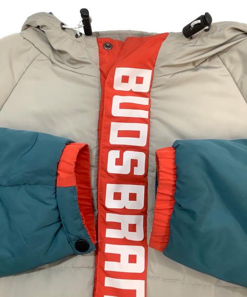 BUDS（バッズ）BUDS (バッズ) 中綿ジャケット グレー×グリーン サイズ:Lの古着・服飾アイテム