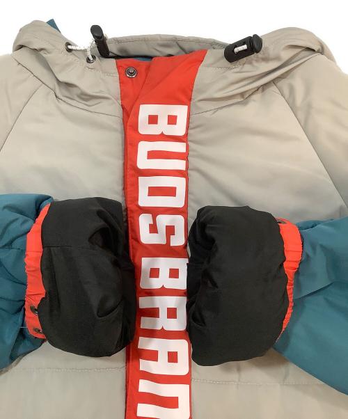 BUDS（バッズ）BUDS (バッズ) 中綿ジャケット グレー×グリーン サイズ:Lの古着・服飾アイテム