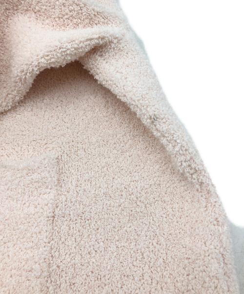 THIRD MAGAZINE（サードマガジン）THIRD MAGAZINE (サードマガジン) ノーカラージャケット ライトピンク サイズ:Mの古着・服飾アイテム