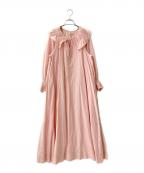 ne quittez pasヌキテパ）の古着「長袖ワンピース」｜ピンク