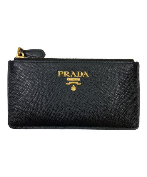 PRADA（プラダ）PRADA (プラダ) カードケース ブラックの古着・服飾アイテム
