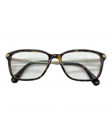 【中古】良品 BVLGARI ブルガリ ロゴ べっ甲調 プラ 眼鏡 eH09188N 中古・古着通販】BVLGARI (ブルガリ) 伊達眼鏡 べっ甲カラー｜ブランド