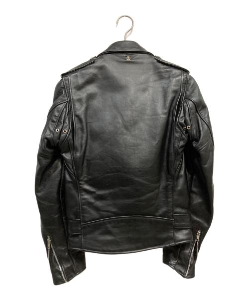 PERFECTO by Schott（パーフェクト バイ ショット）PERFECTO by Schott (パーフェクト バイ ショット) ダブルライダースジャケット ブラック サイズ:32の古着・服飾アイテム