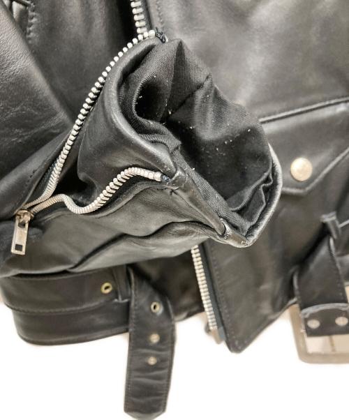 PERFECTO by Schott（パーフェクト バイ ショット）PERFECTO by Schott (パーフェクト バイ ショット) ダブルライダースジャケット ブラック サイズ:32の古着・服飾アイテム