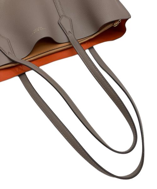 TORY BURCH（トリーバーチ）TORY BURCH (トリーバーチ) ペリートリブルコンパートメント　トートバッグ ベージュの古着・服飾アイテム