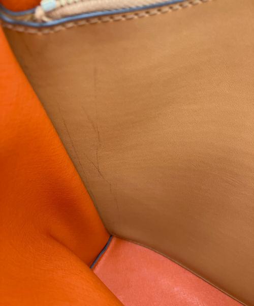 TORY BURCH（トリーバーチ）TORY BURCH (トリーバーチ) ペリートリブルコンパートメント　トートバッグ ベージュの古着・服飾アイテム