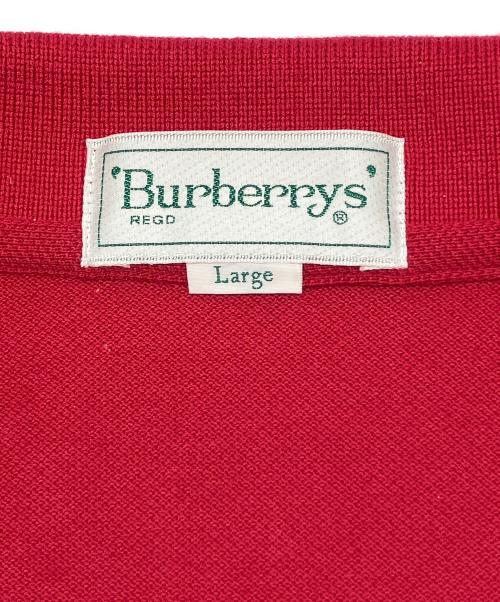 Burberry's（バーバリー）Burberry's (バーバリー) ポロシャツ レッド サイズ:Lの古着・服飾アイテム