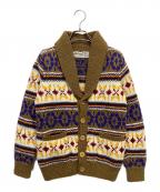 Athena Designsアテナデザインズ）の古着「カウチンニットカーディガン」｜ブラウン