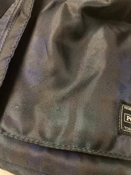 HEAD PORTER（ヘッドポーター）HEAD PORTER (ヘッドポーター) チェックナイロンリュック グリーン×ネイビーの古着・服飾アイテム